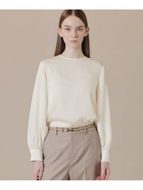 【SALE／30%OFF】トリアセテートジョーゼットブラウス MACKINTOSH LONDON マッキントッシュ ロンドン トップス シャツ・ブラウス ブラック ホワイト【RBA_E】【送料無料】[Rakuten Fashion]