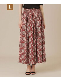 【L】【BIBURY FLOWER】オータムバイブリースカート MACKINTOSH LONDON　(L Size) マッキントッシュ ロンドン スカート その他のスカート レッド ブラウン【送料無料】[Rakuten Fashion]