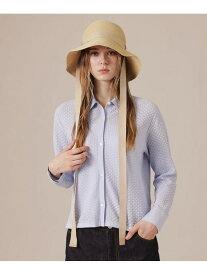 ラフィアブレードハット MACKINTOSH LONDON マッキントッシュ ロンドン 帽子 ハット ネイビー ベージュ【送料無料】[Rakuten Fashion]