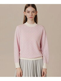 ブリリアントアンドリュージャカードニットプルオーバー MACKINTOSH LONDON マッキントッシュ ロンドン トップス ニット グレー ピンク【送料無料】[Rakuten Fashion]