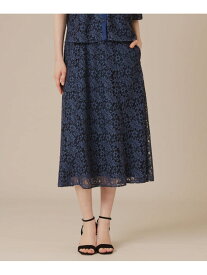 【SALE／30%OFF】ボタニカルレーススカート MACKINTOSH LONDON マッキントッシュ ロンドン スカート ロング・マキシスカート ネイビー ブラック【RBA_E】【送料無料】[Rakuten Fashion]