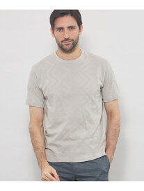 【SALE／22%OFF】ジオメトリックリンクスTシャツ MACKINTOSH LONDON マッキントッシュ ロンドン トップス カットソー・Tシャツ ホワイト ブルー ネイビー【RBA_E】【送料無料】[Rakuten Fashion]