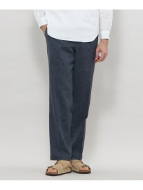 【SALE／33%OFF】【LEON掲載】リネンストレッチ1プリーツトラウザーズ MACKINTOSH LONDON マッキントッシュ ロンドン パンツ その他のパンツ ネイビー ベージュ【RBA_E】【送料無料】[Rakuten Fashion]