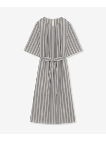 【SALE／30%OFF】【L】コットンキュプラストレッチワンピース MACKINTOSH LONDON　(L Size) マッキントッシュ ロンドン ワンピース・ドレス ワンピース グレー パープル【RBA_E】【送料無料】[Rakuten Fashion]