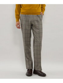 【Adjustable Fit】チェック&ストライプ ストレッチスラックス MACKINTOSH LONDON マッキントッシュ ロンドン パンツ スラックス・ドレスパンツ グレー【送料無料】[Rakuten Fashion]