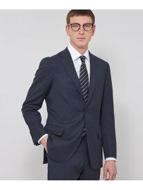 【NEW BRIDGE】【LoroPiana Fabric】マイクロチェックスーツ MACKINTOSH LONDON マッキントッシュ ロンドン スーツ・フォーマル スーツジャケット ブルー ネイビー【送料無料】[Rakuten Fashion]