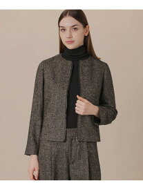 【WEB・一部店舗限定】カラーネップヘリンボンジャケット MACKINTOSH LONDON マッキントッシュ ロンドン ジャケット・アウター ノーカラージャケット ブラウン【送料無料】[Rakuten Fashion]