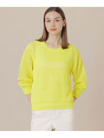 【SALE／30%OFF】ダイアゴナルメッシュニットプルオーバー MACKINTOSH LONDON マッキントッシュ ロンドン トップス ニット グリーン ホワイト イエロー【RBA_E】【送料無料】[Rakuten Fashion]