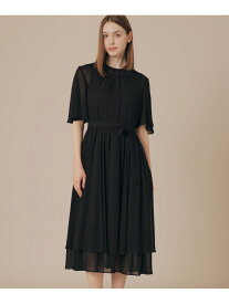 【SALE／44%OFF】ポリエステルクレープワンピース MACKINTOSH LONDON マッキントッシュ ロンドン ワンピース・ドレス ワンピース ホワイト ブラック【RBA_E】【送料無料】[Rakuten Fashion]