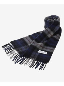 ウールカシミヤチェックマフラー MACKINTOSH LONDON マッキントッシュ ロンドン ファッション雑貨 マフラー・ストール・ネックウォーマー レッド ネイビー ブルー グリーン【送料無料】[Rakuten Fashion]