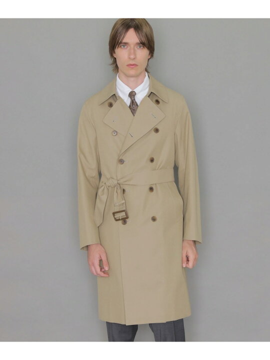 楽天市場】【LEON掲載】【DUNFORD TRENCH】ギャバジントレンチコート 