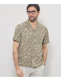 【SALE／32%OFF】【LEON掲載】ペイズリープリントオープンカラーシャツ MACKINTOSH LONDON マッキントッシュ ロンドン トップス シャツ・ブラウス グレー ピンク【RBA_E】【送料無料】[Rakuten Fashion]