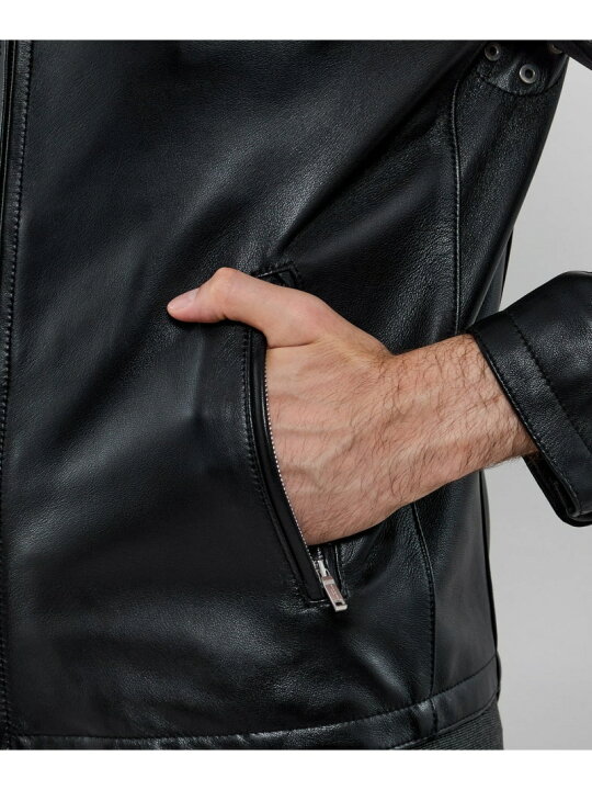 楽天市場】【Weather proofed Leather】レザーシングルライダース 
