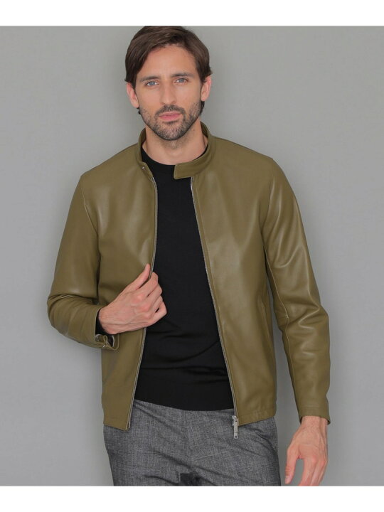 楽天市場】【Weather proofed Leather】レザーシングルライダース 