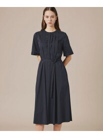 【eclat5月号掲載】コットンナイロンストレッチワンピース MACKINTOSH LONDON マッキントッシュ ロンドン ワンピース・ドレス ワンピース ベージュ ネイビー【送料無料】[Rakuten Fashion]