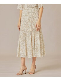 【SALE／24%OFF】【WEB・一部店舗限定】シルエットフラワースカート MACKINTOSH LONDON マッキントッシュ ロンドン スカート ロング・マキシスカート ブラック ベージュ【RBA_E】【送料無料】[Rakuten Fashion]