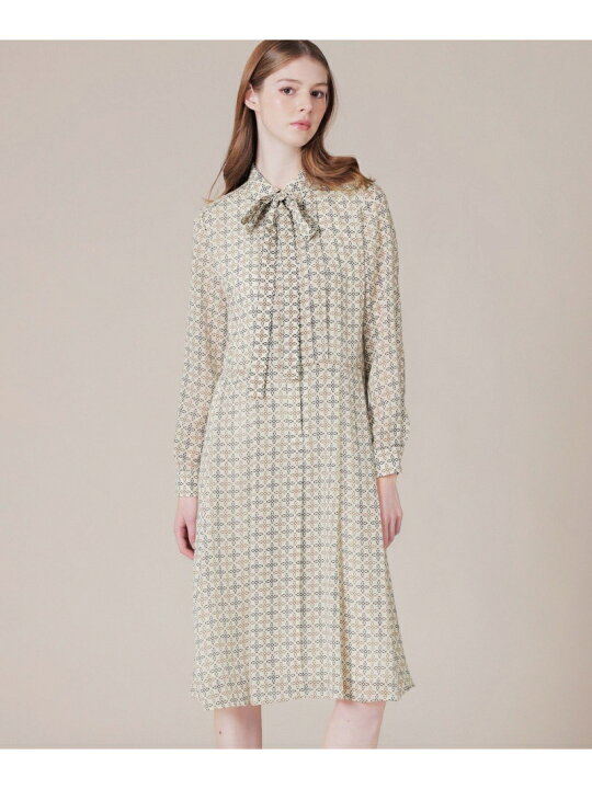 楽天市場】【SALE／30%OFF】バイカラーアンドリューパターンワンピース 