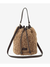 ドローストリングボアショルダー MACKINTOSH LONDON マッキントッシュ ロンドン バッグ ショルダーバッグ ブラウン【送料無料】[Rakuten Fashion]