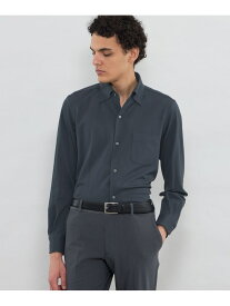 【FLEX JERSEY】交編鹿の子ジャージー ワンピースカラーシャツ MACKINTOSH LONDON マッキントッシュ ロンドン トップス シャツ・ブラウス ホワイト ネイビー ブラウン【送料無料】[Rakuten Fashion]