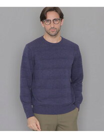 【SALE／23%OFF】【LEON掲載】リンクスボーダークルーネックニット MACKINTOSH LONDON マッキントッシュ ロンドン トップス ニット カーキグリーン ブルー グレー【RBA_E】【送料無料】[Rakuten Fashion]