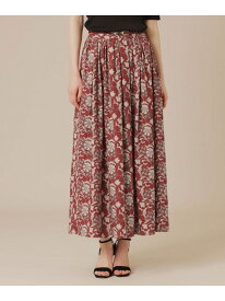 【BIBURY FLOWER】オータムバイブリースカート MACKINTOSH LONDON マッキントッシュ ロンドン スカート ロング・マキシスカート レッド ブラウン【送料無料】[Rakuten Fashion]