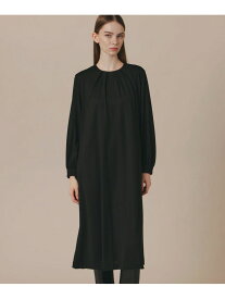 【SALE／40%OFF】ウールプレーティングワンピース MACKINTOSH LONDON マッキントッシュ ロンドン ワンピース・ドレス ワンピース ブラック ベージュ【RBA_E】【送料無料】[Rakuten Fashion]