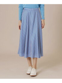 【SALE／25%OFF】ポリゴナルパターンプリントスカート MACKINTOSH LONDON マッキントッシュ ロンドン スカート ロング・マキシスカート ブルー ブラック【RBA_E】【送料無料】[Rakuten Fashion]