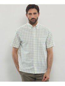 【SALE／32%OFF】シアサッカーギンガム 半袖ボタンダウンシャツ MACKINTOSH LONDON マッキントッシュ ロンドン トップス シャツ・ブラウス ブルー イエロー ブラウン【RBA_E】【送料無料】[Rakuten Fashion]