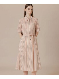 【SALE／36%OFF】【婦人画報6月号掲載】マーブルストライプワンピース MACKINTOSH LONDON マッキントッシュ ロンドン ワンピース・ドレス ワンピース ピンク グリーン【RBA_E】【送料無料】[Rakuten Fashion]