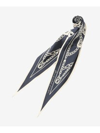 【eclat5月号掲載】【Diamond Shape Scarf/ダイヤモンドシェイプスカーフ】ハーネスモチーフダイヤモンドシェイプスカーフ MACKINTOSH LONDON マッキントッシュ ロンドン ファッション雑貨 スカーフ・バンダナ ネイビー グレー ピンク【送料無料】[Rakuten Fashion]