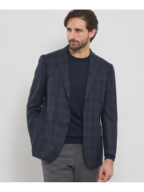 【SALE／40%OFF】【NEW BRIDGE】 【Di Pray/ディプレイ】シルクツイードチェックジャケット MACKINTOSH LONDON マッキントッシュ ロンドン ジャケット・アウター テーラードジャケット・ブレザー ネイビー【RBA_E】【送料無料】[Rakuten Fashion]