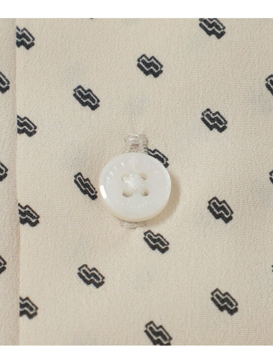 楽天市場】【SALE／28%OFF】【LEON掲載】小紋プリントオープンカラー