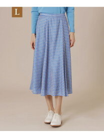 【L】ポリゴナルパターンプリントスカート MACKINTOSH LONDON マッキントッシュ ロンドン スカート その他のスカート ブラック ブルー【送料無料】[Rakuten Fashion]