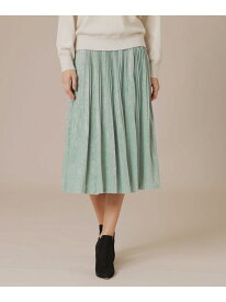 【SALE／44%OFF】【婦人画報掲載】クラッシュベロアプリーツスカート MACKINTOSH LONDON マッキントッシュ ロンドン スカート ロング・マキシスカート ブラック グリーン【RBA_E】【送料無料】[Rakuten Fashion]