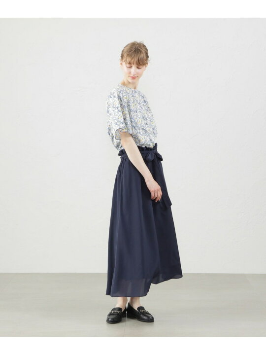 楽天市場】【SALE／40%OFF】リバティプリントフレアスリーブブラウス 