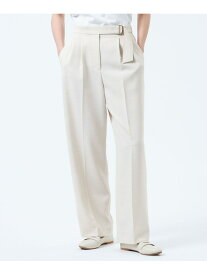 【SALE／50%OFF】ドライタッチベルテッドパンツ MACKINTOSH PHILOSOPHY マッキントッシュ フィロソフィー パンツ その他のパンツ ネイビー ベージュ【RBA_E】【送料無料】[Rakuten Fashion]