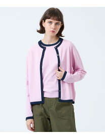 【SALE／61%OFF】バイカラートリムクルーネックカーディガン MACKINTOSH PHILOSOPHY マッキントッシュ フィロソフィー トップス ニット ネイビー グリーン レッド ホワイト【RBA_E】【送料無料】[Rakuten Fashion]