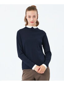 【25年秋冬モデル】Cleric Collar Knit ロングスリーブ MACKINTOSH PHILOSOPHY マッキントッシュ フィロソフィー トップス ニット ネイビー ホワイト グレー ブラウン【送料無料】[Rakuten Fashion]
