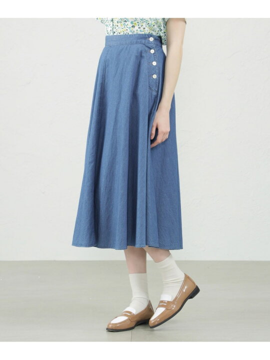 楽天市場】【SALE／27%OFF】ライトデニムフレアスカート MACKINTOSH 