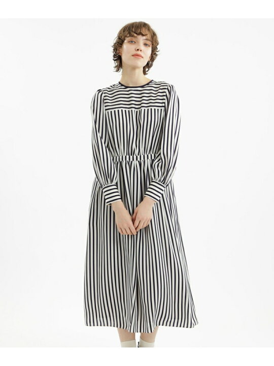 楽天市場】【SALE／47%OFF】サテンストライプワンピース MACKINTOSH 