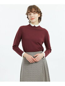 Cleric Collar Knit ロングスリーブプルオーバー MACKINTOSH PHILOSOPHY WOMEN マッキントッシュ フィロソフィー トップス ニット レッド グレー ブラック ブルー ネイビー【送料無料】[Rakuten Fashion]