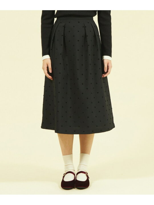 楽天市場】【SALE／46%OFF】ドットジャガードタックスカート  