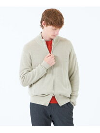 12G1P 片畦 スタンドジップアップ MACKINTOSH PHILOSOPHY マッキントッシュ フィロソフィー トップス ニット グレー ネイビー ベージュ【送料無料】[Rakuten Fashion]