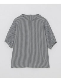 【SALE／61%OFF】【WEB&一部店舗限定】サッカーブラウス MACKINTOSH PHILOSOPHY マッキントッシュ フィロソフィー トップス シャツ・ブラウス ネイビー ブラック【RBA_E】【送料無料】[Rakuten Fashion]