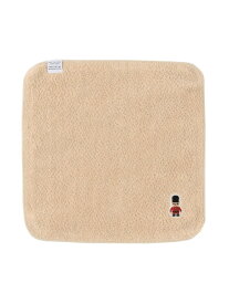 【2025春夏モデル】バッキンガムベア タオルハンカチ MACKINTOSH PHILOSOPHY マッキントッシュ フィロソフィー ファッション雑貨 ハンカチ・ハンドタオル ベージュ レッド[Rakuten Fashion]