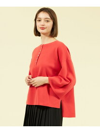 【SALE／60%OFF】ワイドスリーブヘンリーネックニット MACKINTOSH PHILOSOPHY マッキントッシュ フィロソフィー トップス ニット ネイビー オレンジ【RBA_E】【送料無料】[Rakuten Fashion]
