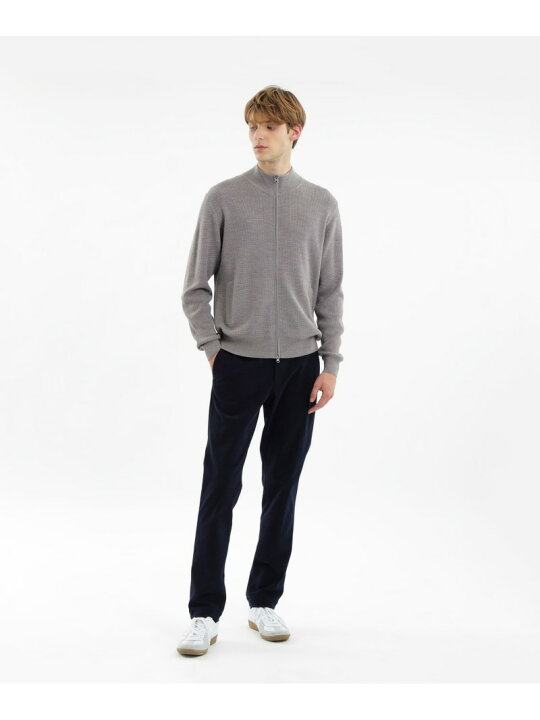 楽天市場】【SALE／23%OFF】ミニワッフル スタンドジップアップニット 