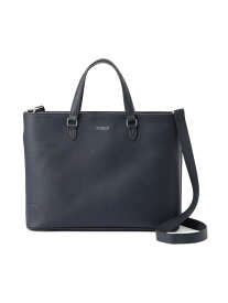 サフィアーノレザー 2WAYトートバッグ MACKINTOSH PHILOSOPHY マッキントッシュ フィロソフィー バッグ トートバッグ ブラック ネイビー【送料無料】[Rakuten Fashion]