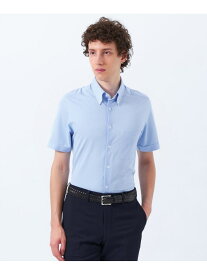 【SALE／52%OFF】トロッター トリコットジャージー半袖ボタンダウンシャツ 無地/ストライプ MACKINTOSH PHILOSOPHY マッキントッシュ フィロソフィー トップス シャツ・ブラウス ネイビー ホワイト ブルー【RBA_E】【送料無料】[Rakuten Fashion]