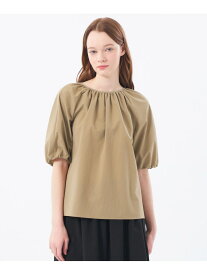 【SALE／46%OFF】サマーサッカーギャザーブラウス MACKINTOSH PHILOSOPHY マッキントッシュ フィロソフィー トップス シャツ・ブラウス グリーン ブラック ベージュ【RBA_E】【送料無料】[Rakuten Fashion]